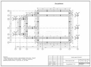 План фундамента